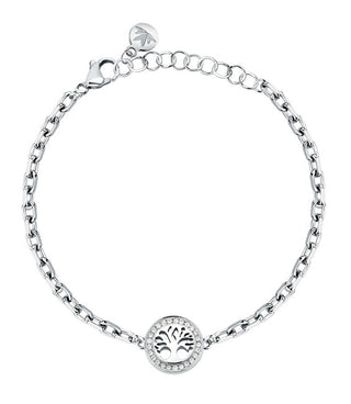 Morellato Elegante Bracciale In Acciaio Albero Della Vita Talismani Saqe44