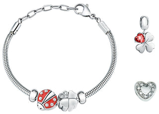 Morellato Elegante Set In Acciaio Drops Scz1141 (Bracciale, Gocce)
