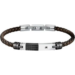 Morellato Elegante Bracciale In Pelle Da Uomo Moody Sqh57