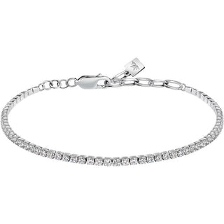 Morellato Elegante Pulsera de plata con circonitas Tennis Satt15 