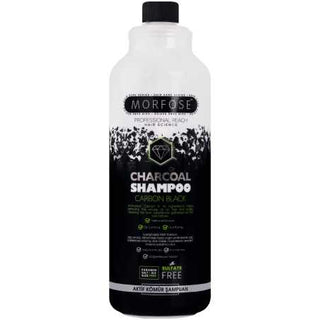 Morfose Charcoal Shampoo Carbon Black - shampoo senza SLS con carbone attivo, 1000ml