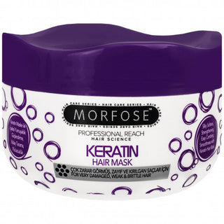 Morfose Keratin Hair Mask – maschera alla cheratina per capelli danneggiati e deboli, 500 ml