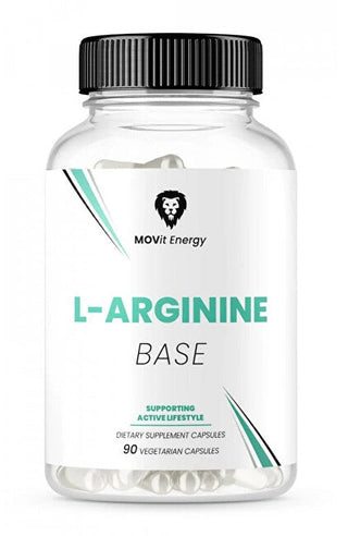 Movit energy L-Arginine Base 90 Vegetarian Capsules