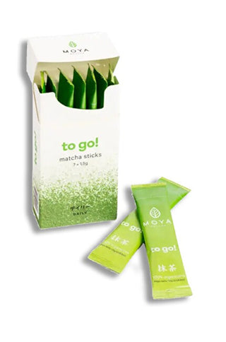 Moya Matcha To Go! Daily organic Japanese green tea - 7 x 1.5 g