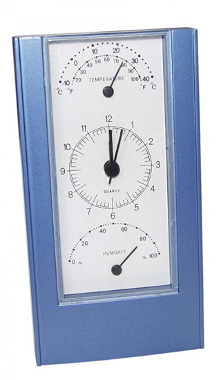 Mpm Quality Sveglia Analogica Con Termometro E Igrometro Tk01-E10