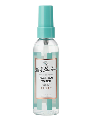 Mr & Mrs Tannie Acqua Abbronzante Viso Olio di Jojoba Spray Idratante Autoabbronzante Per il Viso 75 ml