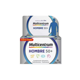Multicentrum Man 50+ 30 compresse — Integratore multivitaminico