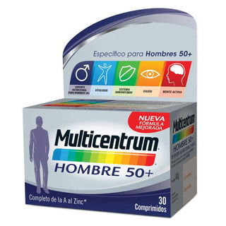 Multicentrum Man 50+ 30 compresse — Integratore multivitaminico