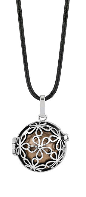 Mummy Bell Collana Da Donna Jingle Bell Piccoli Fiori - Marrone K2Sh18