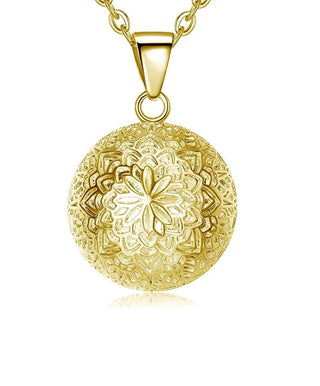Mummy Bell Collana Lunga Da Donna Con Campanellino Placcato Oro Aurora Auz20