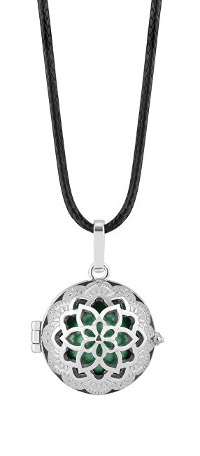 Mummy Bell Collana Decente Con Campanella Verde Per Maternità Fiore Kvzm18