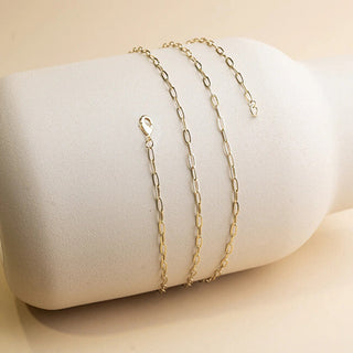 Mummy bell Gold Maxi Chain 110 cm