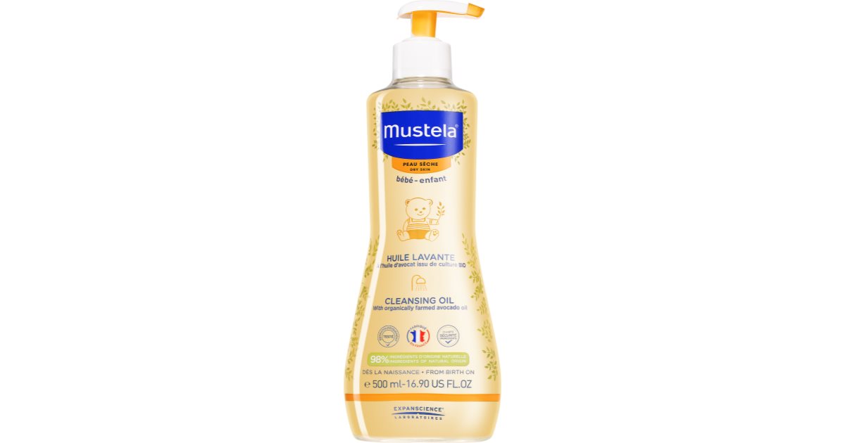 Mustela שמן ניקוי לעור יבש 500 מ"ל
