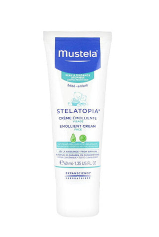 Mustela Stelatopia Children's Face Cream for Extremely Dry and Atopic Skin 40 ml