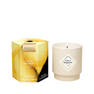 My Jolie Candle Scented Candle 36H With Gold Bracelet Les Surprenantes Lemon Bergamot 320280 