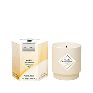 My Jolie Candle Bougie Parfumée 36 Heures Avec Bracelet Argent Les Surprenantes Gourmet Vanille 320290 