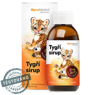 Mycomedica Tiger Syrup 200ml + FREE Tattoos