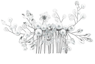 Troli Beautiful hair comb con stones e pearls