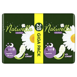 Naturella Compresas higiénicas para mujer Ultra Night Quatro para la noche 28 piezas 