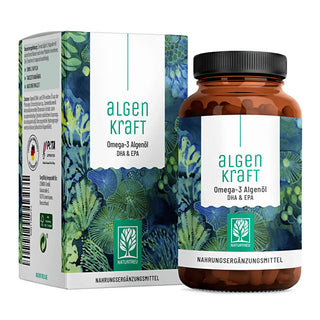 Naturtreu Power of Algae Omega 3 DHA and EPA Microalgae Oil 60 Capsules