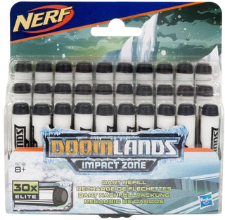 Set, Nerf, DoomLands Impact Zone, ricarica, freccette, da bambino, 8+ anni, 30 pezzi