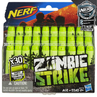 Set, Nerf, Zombie Stike, ricarica, freccette, verde, da bambino, 8+ anni, 30 pezzi