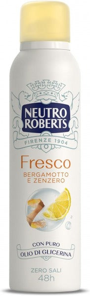 Neutro Roberts Neutro Roberts - Deodorante Spray Bergamotto E Zenzero 150Ml