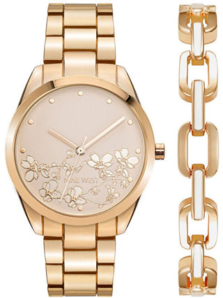 Nine West Set Regalo Orologio E Bracciale Nw/2790Rgst