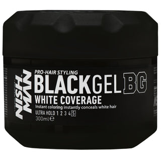 Nishman Black Gel White Coverage 300ml