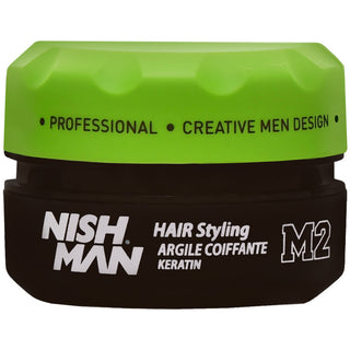 Nishman M2 Matte Clay WAX Pomata alla cheratina 100 ml