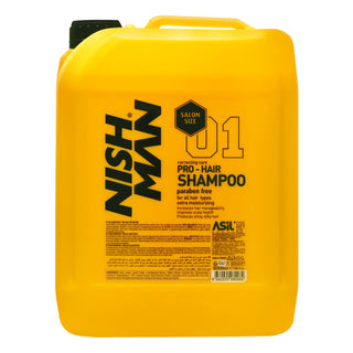 Shampoo senza parabeni Nishman Pro Hair 5l