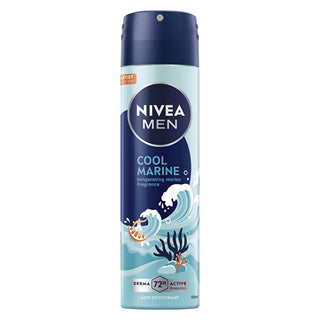 Nivea Spray Antitraspirante Cool Marine (Antitraspirante) 150 Ml