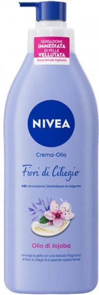 Nivea Nivea Crema Corpo Olio Pump Fiori Di Ciliegio Olio Di Jojoba 400 Ml