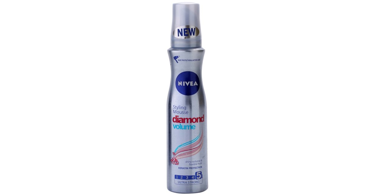 NIVEA Diamond Volume mousse fissante per volume e brillantezza 150 ml