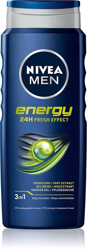Nivea Nivea Energy Duschgel för män - 500ml