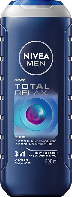 Nivea Men Total Relax (Gel Doccia Corpo, Viso E Capelli) 500 Ml