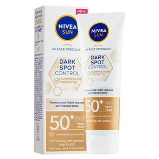 Nivea Crema Abbronzante Per La Pelle Of 50+ Sun Dark Spot Control Luminous 630 (Sun Fluid) 40 Ml