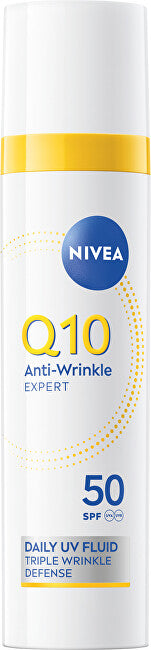 Nivea Fluido Viso Quotidiano Spf 50 Q10 Anti-Rughe Expert (Fluido Uv Quotidiano) 40 Ml