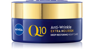 Nivea Q10 Power Anti-Rynkor + Uppstramande - Nattkräm för ansiktet - 50ml