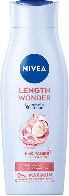 Nivea Shampoo Rinforzante Length Wonder Con Burro Di Karité - Volume: 400 Ml