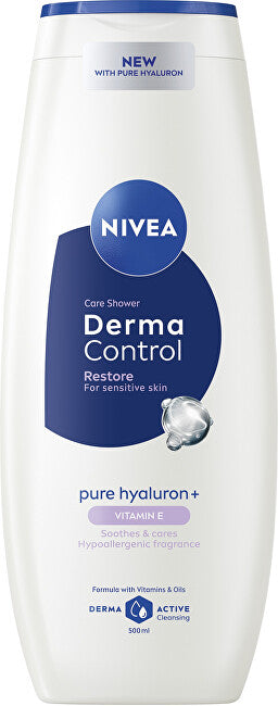 Nivea Gel Doccia Per Pelli Sensibili Derma Control Restore (Care Shower) - Volume: 250 Ml