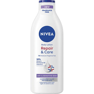 Nivea Lozione Corpo Per Pelli Secche E Sensibili Repair & Care (Lozione Corpo) 400 Ml