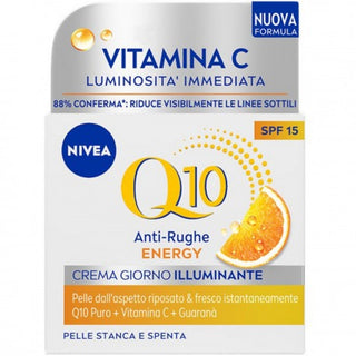 Nivea Nivea Viso Q10 Energy Crema Anti-Rughe Giorno Illuminante Spf15 Pelle Stanca E Spenta 50 Ml