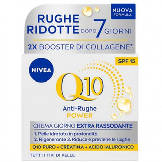 Nivea Nivea Viso Q10 Power Crema Anti-Rughe Giorno Extra Rassodante Spf15 Per Tutti I Tipi Di Pelle 50 Ml