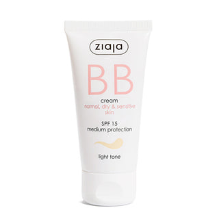 Ziaja BB cream per normal, dry e sensitive skin SPF 15 Light Tone (BB Cream) 50 ml
