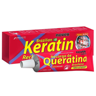 Crema alla cheratina brasiliana NOVEX, ricarica di cheratina, 80 g