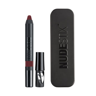 Nudestix Intenzivně matná tužka na rty a tvářenka 2 v 1, Raven, 2,5 g