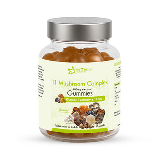 Nutricius 11 Mushroom Complex gummies 500 mg 60 pieces