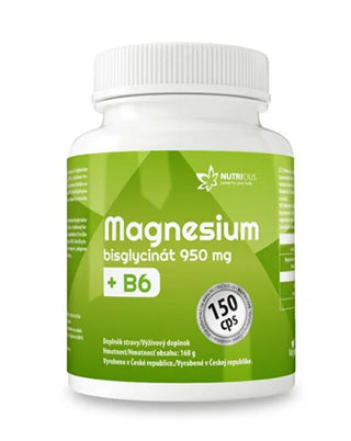 Nutricius Magnesium bisglycinate 950 mg + B6 150 capsules