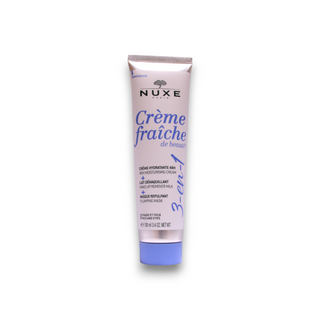 Nuxe Creme Fraiche de Beaute Crema Idratante Latte Struccante e Maschera Rimpolpante 3 in 1 100 ml